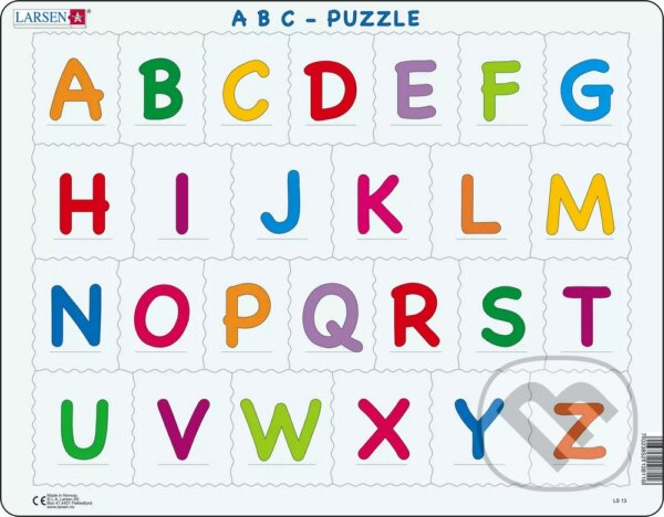 Levně Abeceda - veľké písmená (LS1326) - puzzle z kategorie Maxi dieliky
