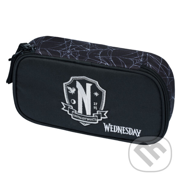 Levně Školský peračník etui Baagl Wednesday Nevermore