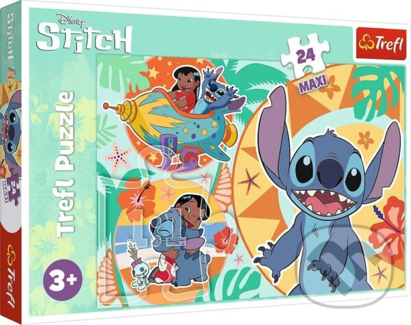 Levně Lilo&Stitch: Šťastný deň MAXI - puzzle z kategorie 15 – 60 dielikov