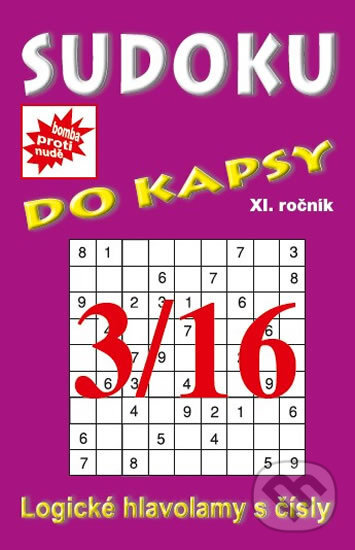 Sudoku do kapsy 3/2016, Telpres, 2016