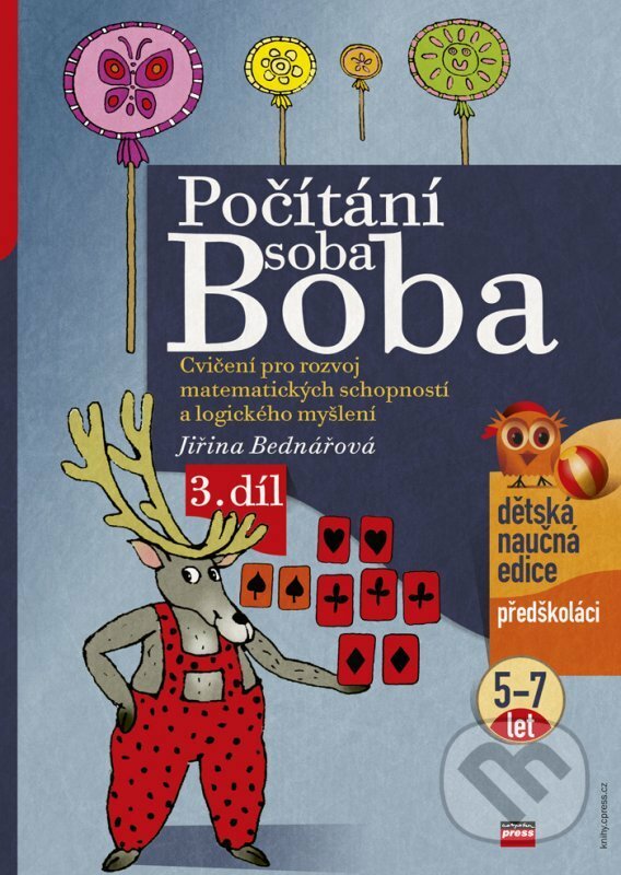 Kniha: Počítání soba Boba 3 (Jiřina Bednářová). Edika, 2007