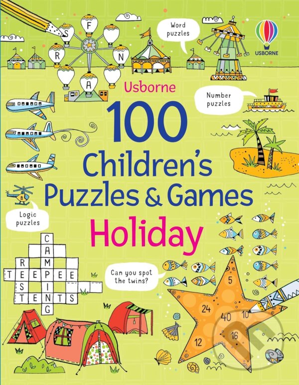 Levně 100 Children's Puzzles and Games: Holiday - Phillip Clarke, Pope Twins (Ilustrátor) - kniha z kategorie Pre deti a mládež