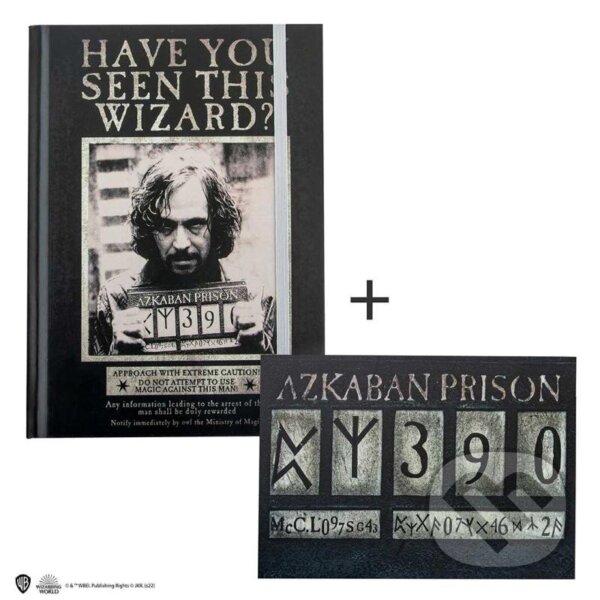 Levně Harry Potter Zápisník so záložkou - Sirius Black: Azkaban