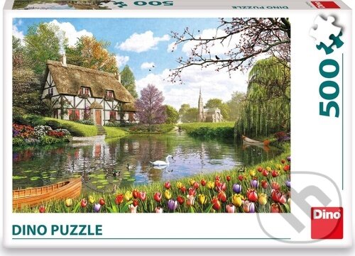 Levně Chata u vody - puzzle z kategorie Prírodné scenérie