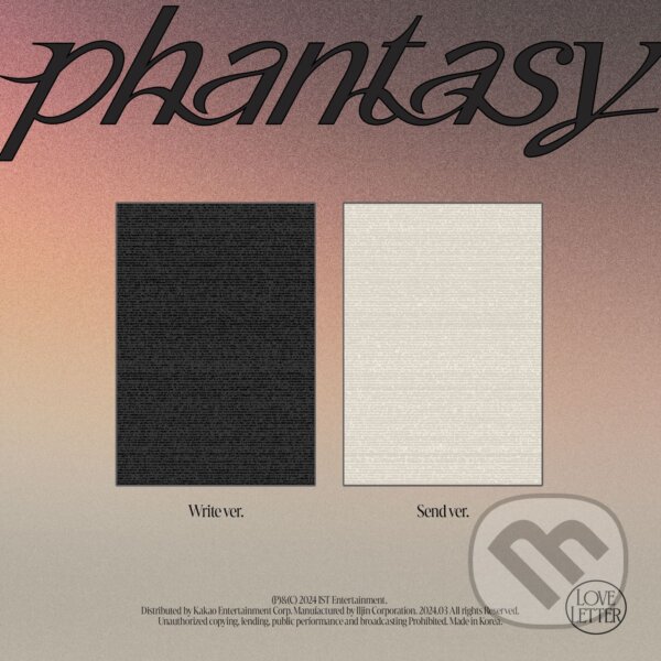 Hudební CD: The Boyz: Phantasy Pt.3 Love Letter (Hudobné albumy). Hudobné albumy, 2024