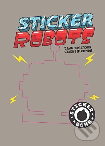Kniha Sticker Robots