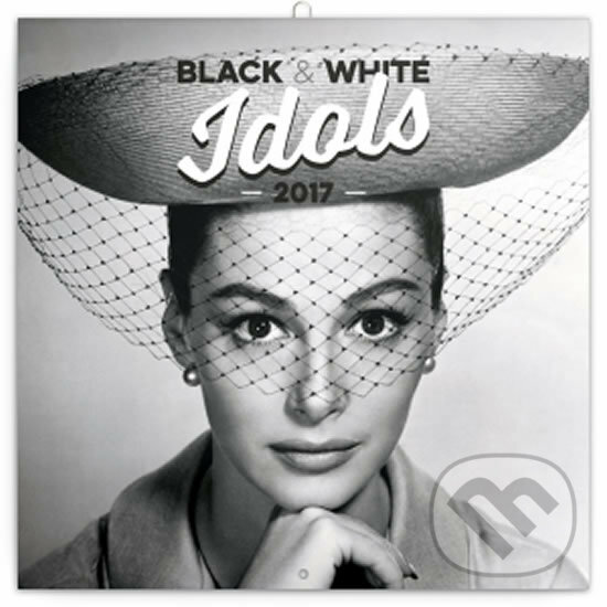 Kalendář poznámkový 2017 - Black & White Idols, Presco Group, 2016