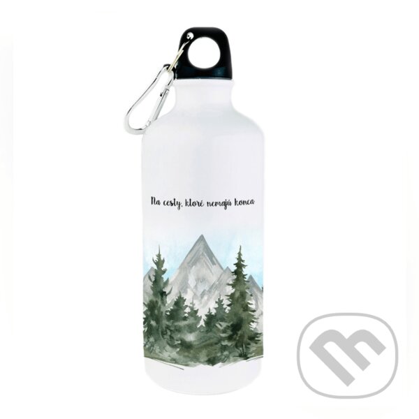 Levně Turistická fľaša Na cesty, ktoré nemajú konca
