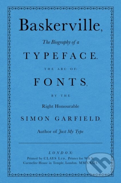 Levně Baskerville (The Biography of a Typeface (The ABC of Fonts)) - kniha z kategorie Grafický dizajn