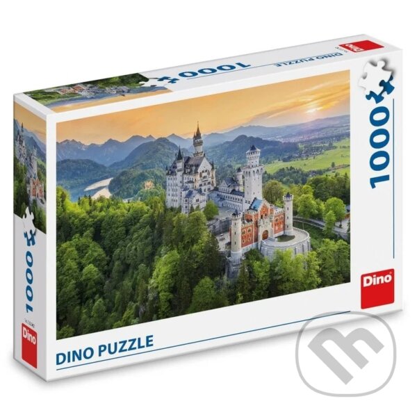 Levně Jarný Neuschwanstein - puzzle z kategorie Prírodné scenérie