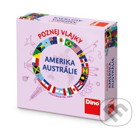 Levně Poznej vlajky: Amerika a Austrálie - hra z kategorie Cestovné hry