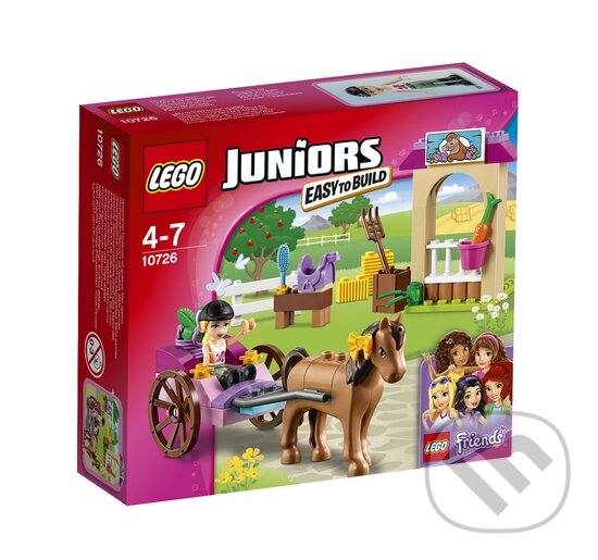 LEGO Juniors 10726 Stephanie a kočár s koníkem, LEGO, 2016