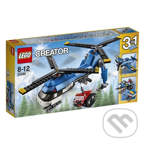 LEGO Creator 31049 Vrtuľník s dvomi vrtuľami, LEGO, 2016
