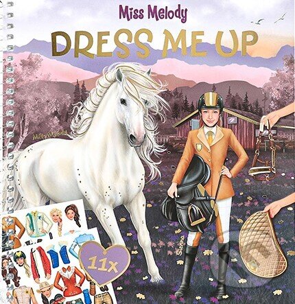 Kreatívny zošit Miss Melody - Obleč ma