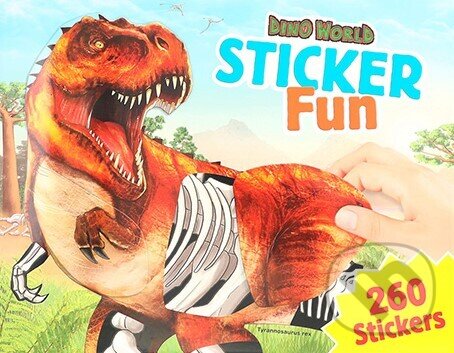 Levně Kreatívny zošit Dino World - Kostry dinosaurov