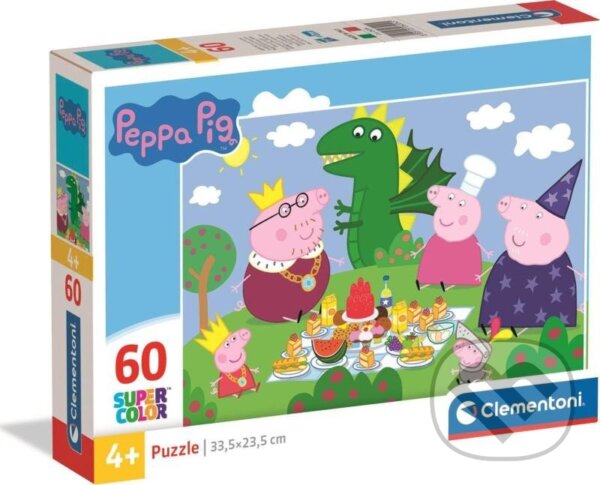 Levně Prasátko Pepina 60 - puzzle z kategorie 15 – 60 dielikov