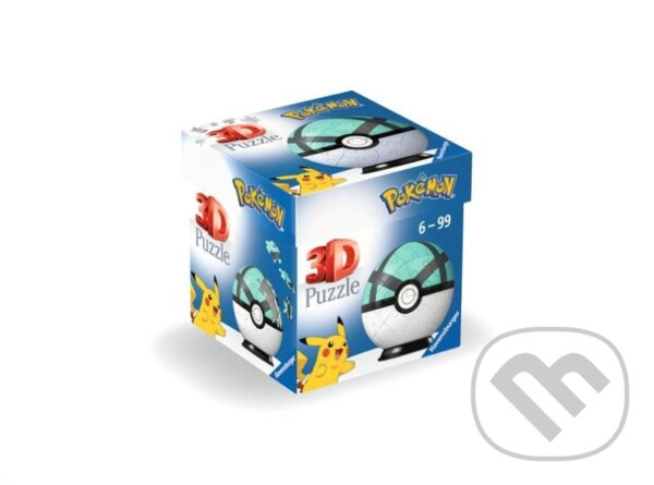 Levně Puzzle-Ball 3D Pokémon: Net Ball - puzzle z kategorie 3D puzzle