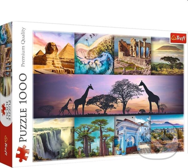 Puzzle: Koláž - Afrika (Trefl). Trefl, 2024