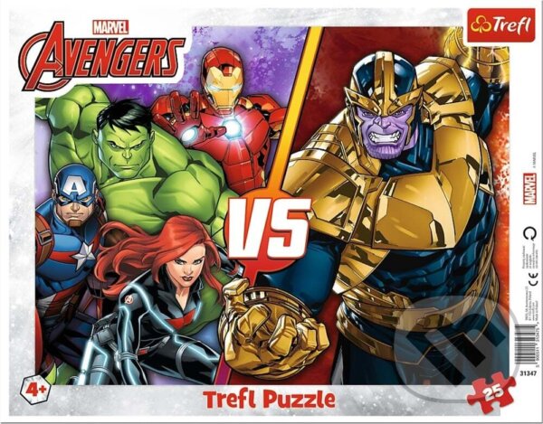 Levně Neporaziteľný tím Avengerov / Disney Marvel The Avengers - puzzle z kategorie 15 – 60 dielikov