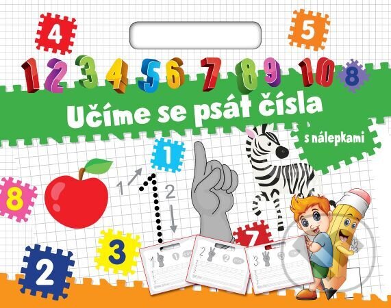 Učíme se psát čísla s nálepkami