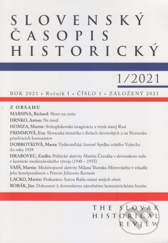 Levně Slovenský časopis historický 1/2021