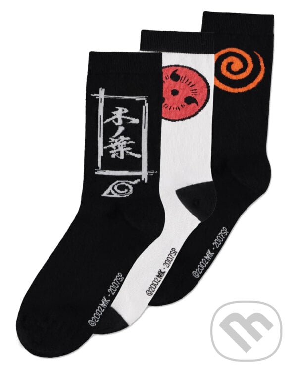 Pánské ponožky Naruto Shippuden: Sasuke symbol (EU 43-46), , 2024