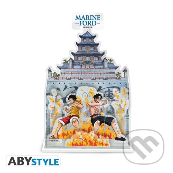 Levně One Piece akrylové diorama - Marineford