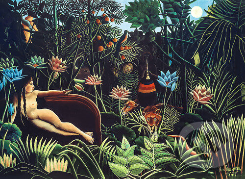 Levně Dřevěné puzzle Art Henri Rousseau Sen (200 dílků) - puzzle z kategorie Umelecké