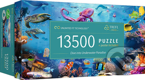 Levně Puzzle UFT Ponoření do podmořského ráje (13500 dílků) - puzzle z kategorie Prírodné scenérie