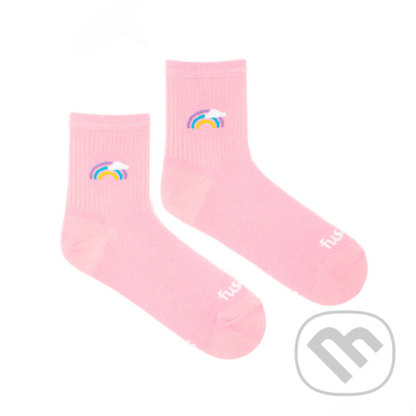Levně Ponožky trojštvrťové Dúha S (Unisex veľkosť S (veľkosť 35-38))