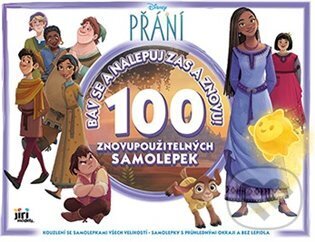 Levně Přání: Bav se a nalepuj zas a znovu! (100 samolepek) - kniha z kategorie Samolepky