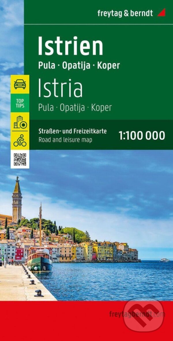 Levně Istrie (Istrien) 1:100 000 (automapa + rekreační mapa)