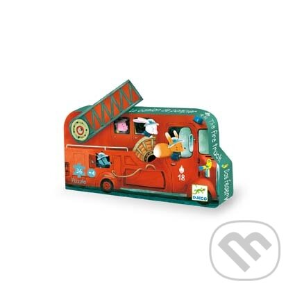 Levně Puzzle - Požiarnické auto - puzzle z kategorie 15 – 60 dielikov