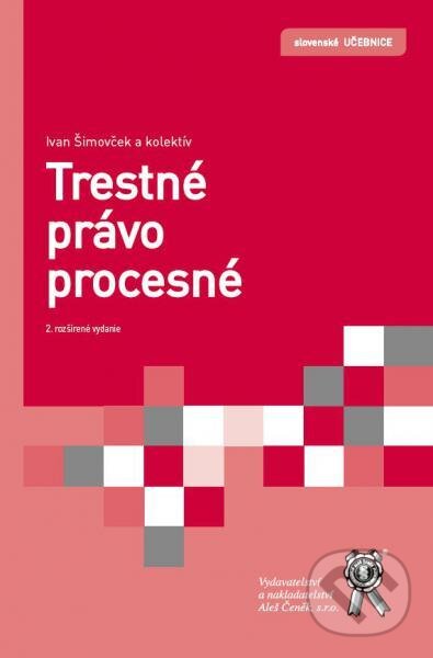 Kniha Trestné právo procesné
