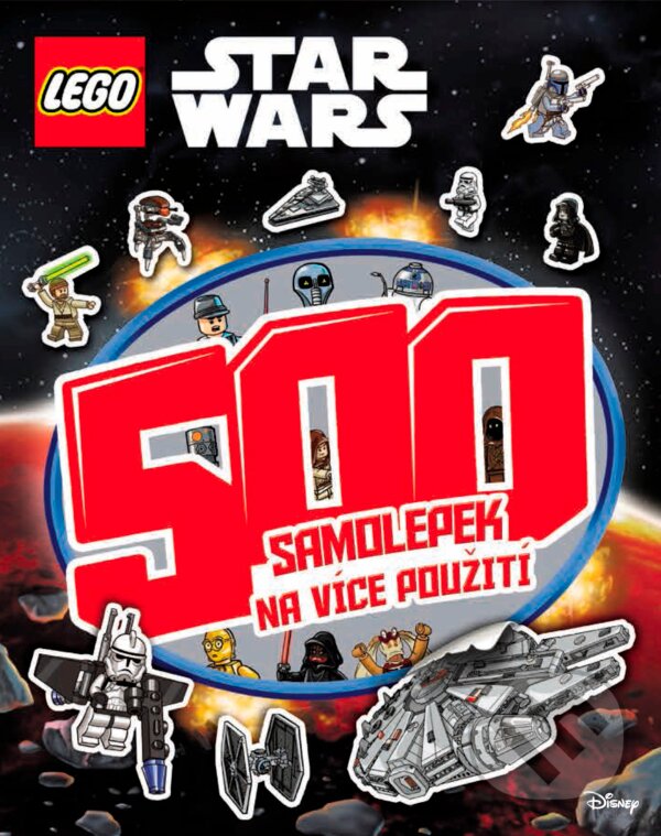 LEGO Star Wars: 500 znovupoužitelných samolepek, Computer Press, 2016