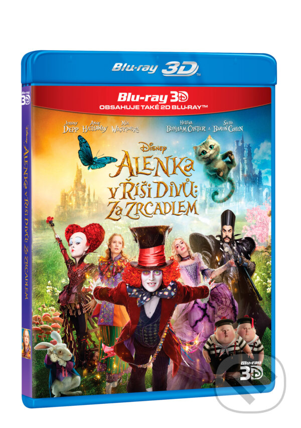 Levně Alenka v říši divů: Za zrcadlem 3D (3D+2D) - James Bobin - film z kategorie Detské a animované