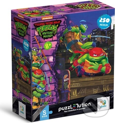 Puzzle: Želvy Ninja Leonardo a Rafaelo (Dodo)