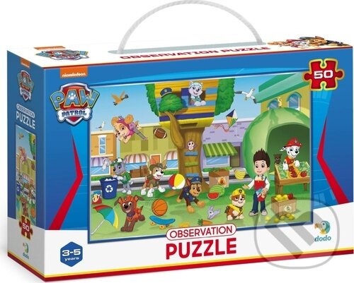 Levně Puzzle s hledáním obrázků Tlapková patrola (50 dílků) - puzzle z kategorie 15 – 60 dielikov