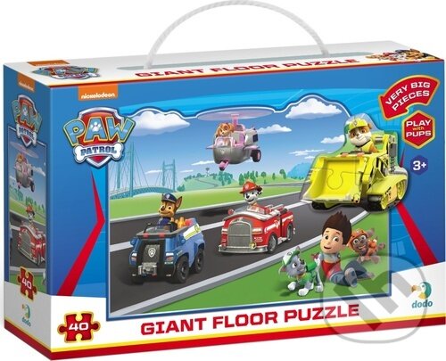 Levně Velké podlahové puzzle Tlapková patrola - puzzle z kategorie 15 – 60 dielikov