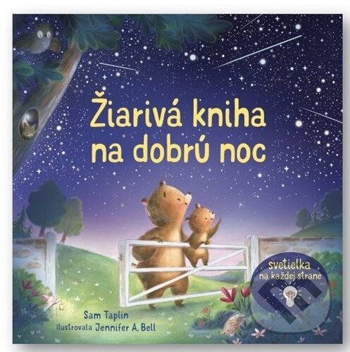 Kniha: Žiarivá kniha na dobrú noc (Sam Taplin)