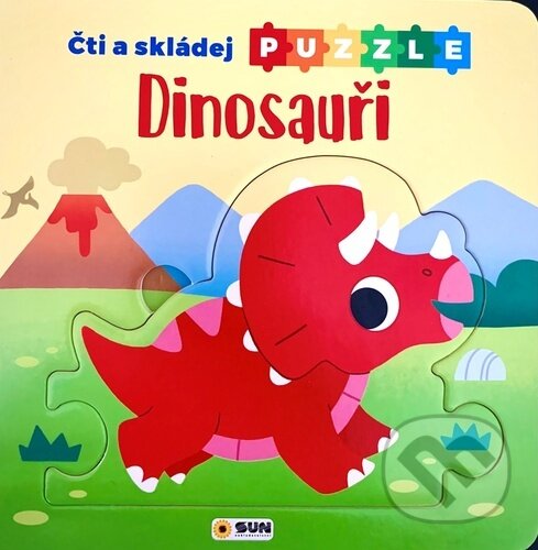 Levně Dinosauři - Čti a skládej puzzle - kniha z kategorie Naučné knihy