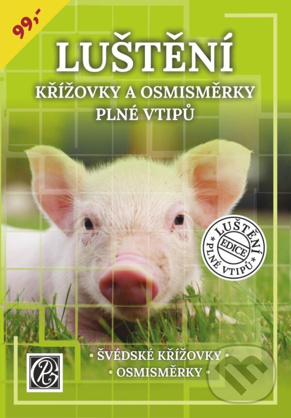 Levně Luštění křížovky a osmisměrky plné vtipů - kniha z kategorie Ostatné