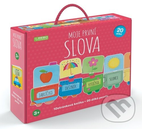 Levně Moje první slova (10stránková knížka + 20 dílků puzzle) - kniha z kategorie Naučné knihy