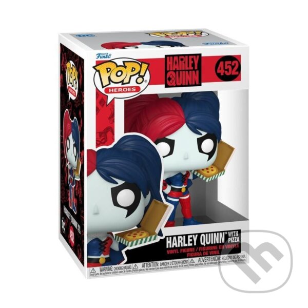 Levně Funko POP Heroes: DC - Harley Quinn with Pizza