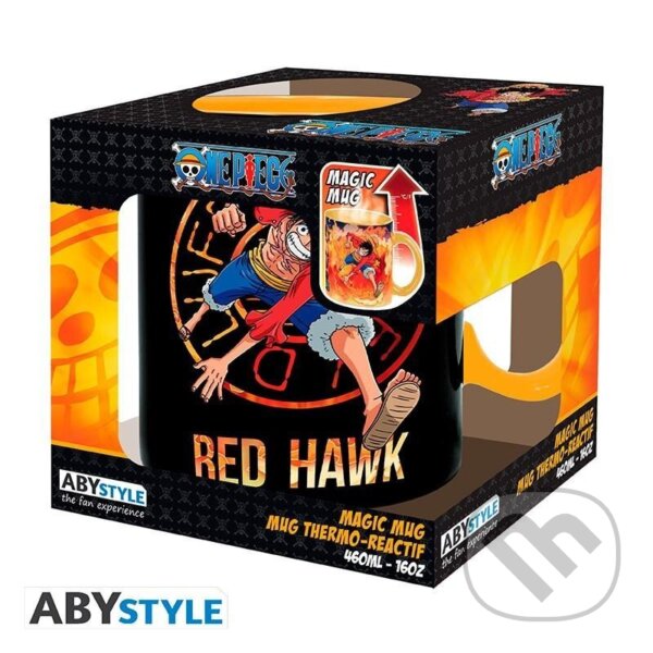 Levně One Piece Hrnček meniaci sa 460 ml - Luffy & Sabo