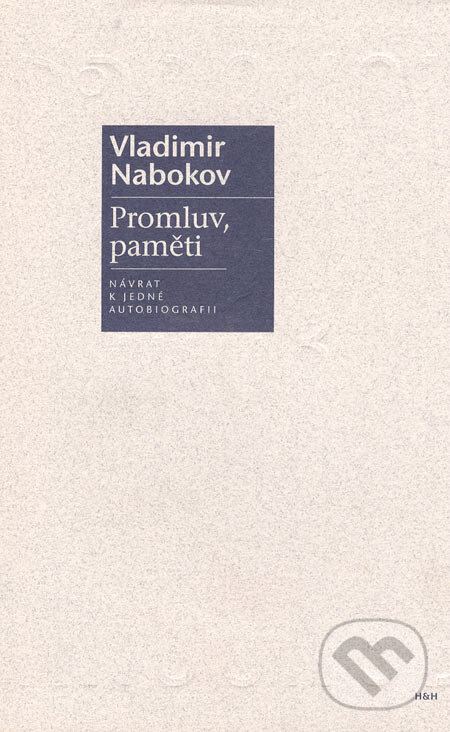 Promluv, paměti - Vladimir Nabokov, H&H, 1998