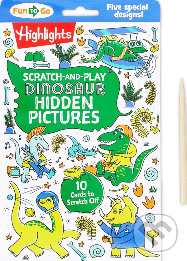 Levně Scratch-And-Play Dinosaur Hidden Pictures - Highlights - kniha z kategorie Naučné knihy