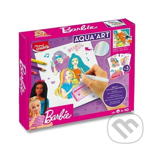 Levně Kreatívna sada Aqua´Art Barbie