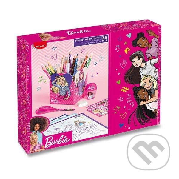 Levně Barbie Set školských potrieb 35 ks