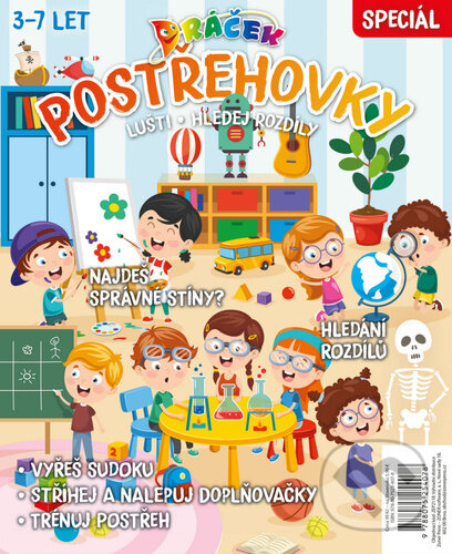 Levně Dráček speciál - Postřehovky - kolektiv - kniha z kategorie Hravé úlohy